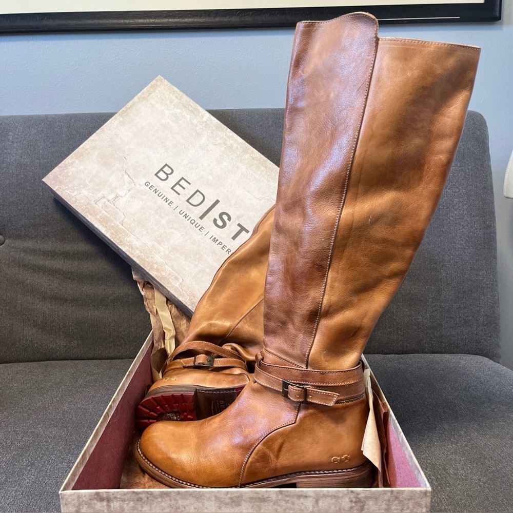 Bed stu NEW cobbler series Bristol tan rustic women leather boots US10 EUR41